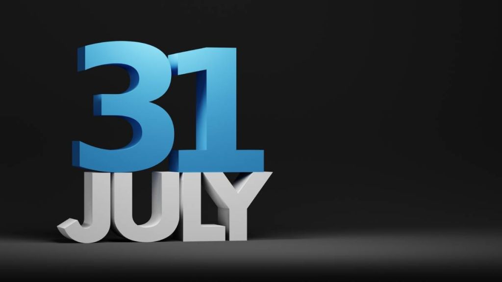 31 de julio