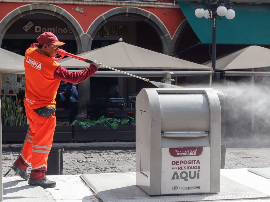 Mantenimiento a la ciudad de Puebla