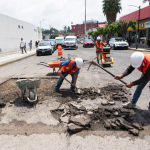 Intensifica Gobierno de la Ciudad Campaña Capitalina Bacheando Puebla